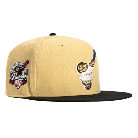 New Era 59Fifty Only Hope San Diego Padres 40th Anniversary Patch Friar Hat - Tan, Black