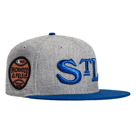 New Era 59Fifty St Louis Stars Rickwood Field Patch Hat - Heather, Royal