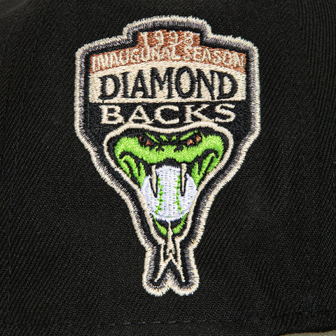 New Era 59Fifty Arizona Diamondbacks D Inaugural Patch - Black, Olive