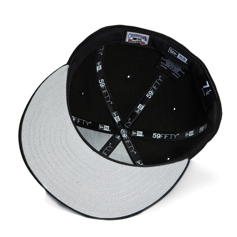 New Era 59Fifty New York Yankees 1999 World Series Patch Heart Hat - Black, White
