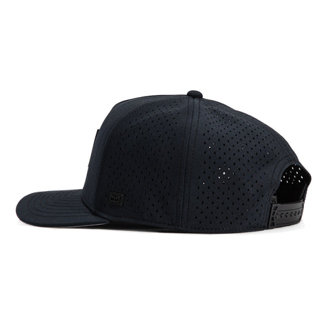Melin Odyssey Stacked Hydro Snapback Hat - Black