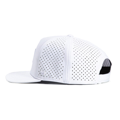 Melin Odyssey Stacked Hydro Snapback Hat - White