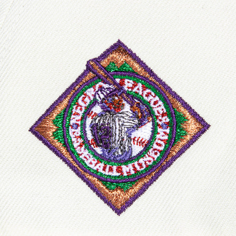 New Era 59Fifty Cuban Giants Negro League Patch Hat - White, Olive