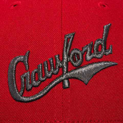 New Era 59Fifty Pittsburgh Crawfords Logo Patch Hat - Red, Black