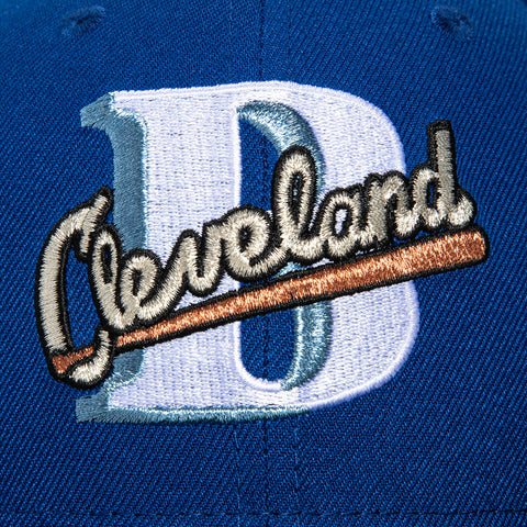 New Era 59Fifty Cleveland Buckeyes Negro American League Patch Hat - Royal, Black