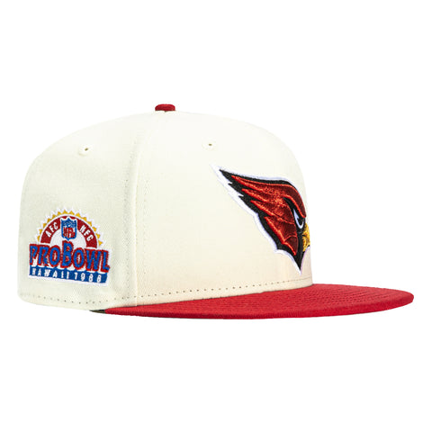 New Era 59Fifty Arizona Cardinals 1988 Pro Bowl Patch Hat - White, Cardinal