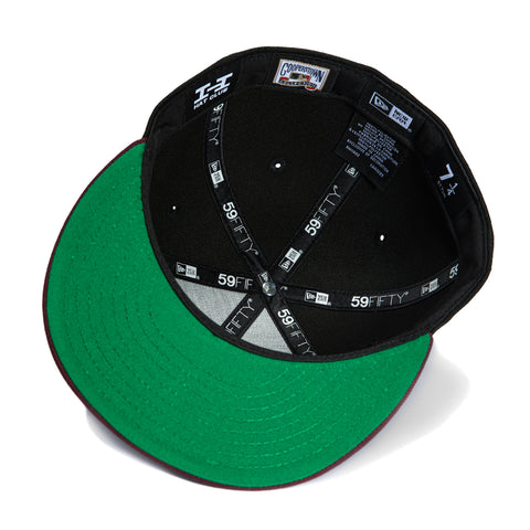 New Era 59Fifty Arizona Diamondbacks 2001 World Series Patch D Hat - Black, Maroon, Metallic Copper