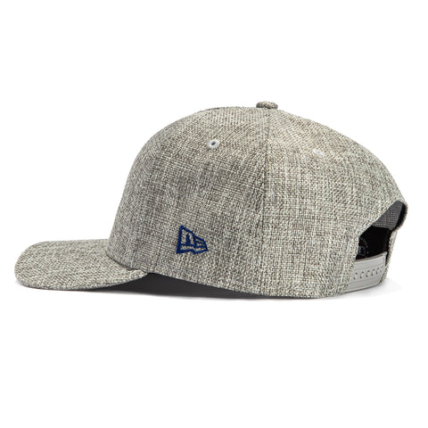 New Era 9Forty M-Crown Cotton Weave Los Angeles Dodgers Snapback Hat - Grey