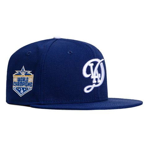New Era 59Fifty Los Angeles Dodgers 2020 World Series Champions Patch City Connect Hat - Royal