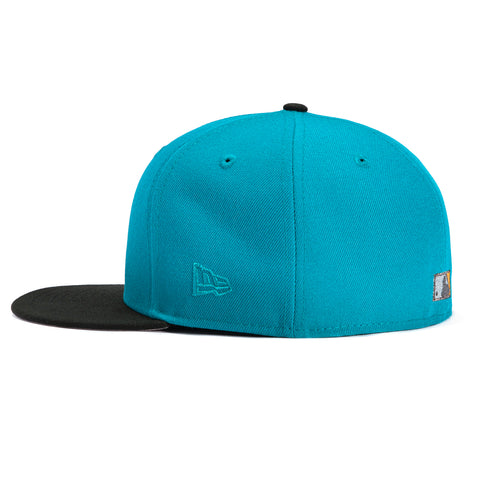 New Era 59Fifty New York Yankees 1942 All Star Game Patch Hat - Teal, Black, Metallic Silver