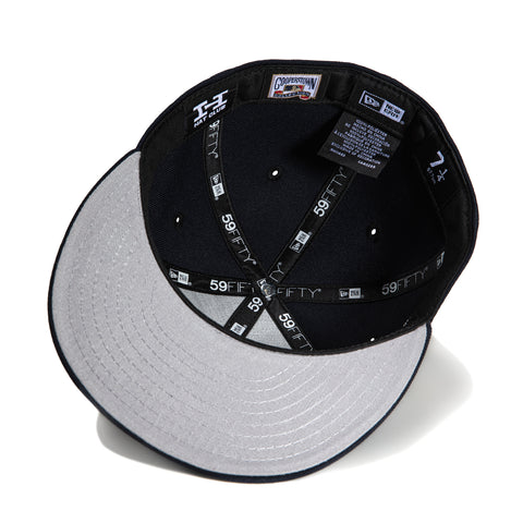 New Era 59Fifty Glow Chain Stitch New York Yankees 1996 World Series Patch Hat - Navy
