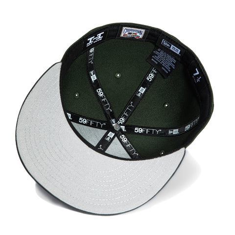 New Era 59Fifty Snake Scale Arizona Diamondbacks 2001 World Series Patch Upside Hat - Green, Graphite