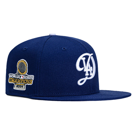 New Era 59Fifty Los Angeles Dodgers 2024 World Series Champions Patch City Hat - Royal