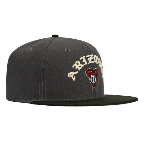 New Era 59Fifty Arizona Diamondbacks Arch Hat - Graphite, Black