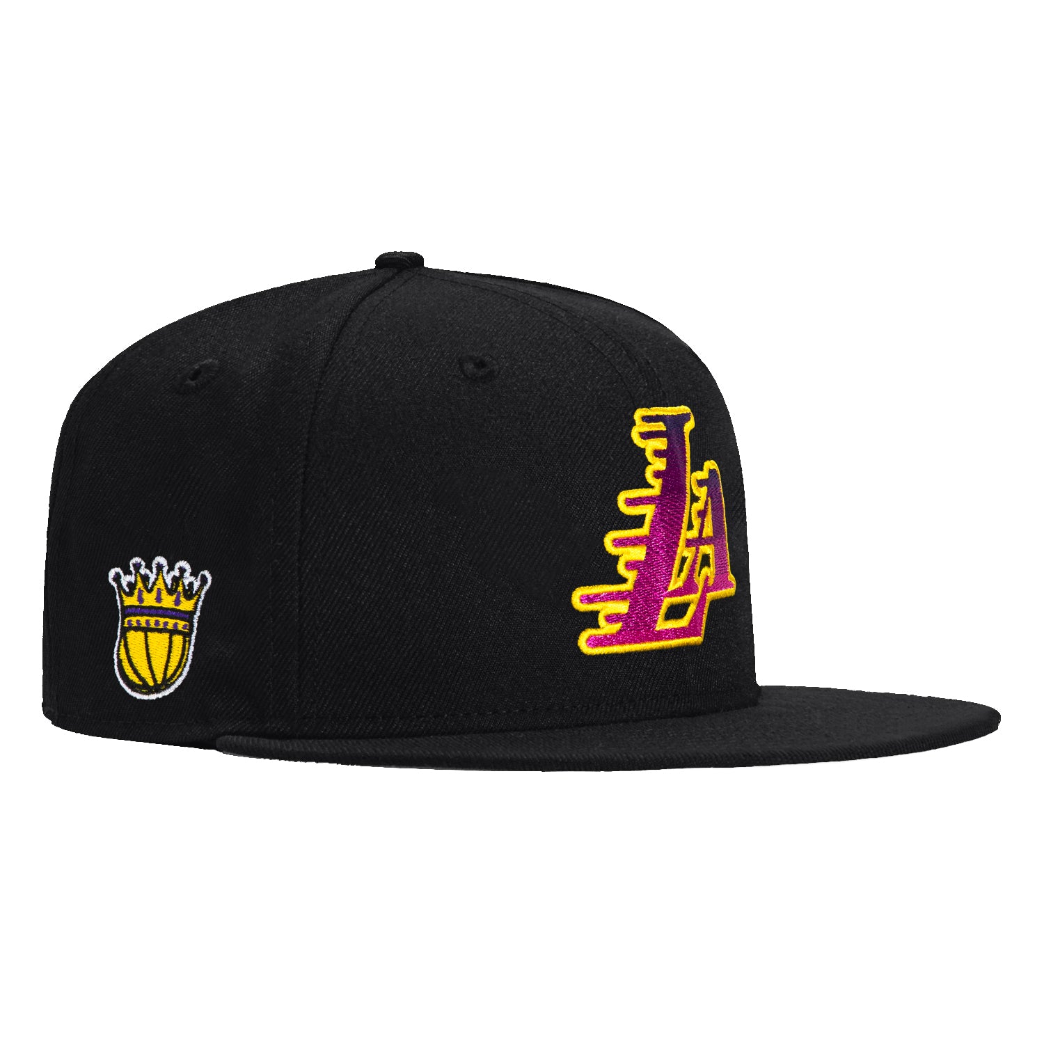 New Era 59Fifty Los Angeles Lakers Crown Logo Patch LA Gradient Hat - – Hat  Club, image size:1500x1500