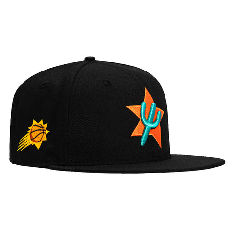 New Era 59Fifty Phoenix Suns Logo Patch Alternate City Edition Hat - Black
