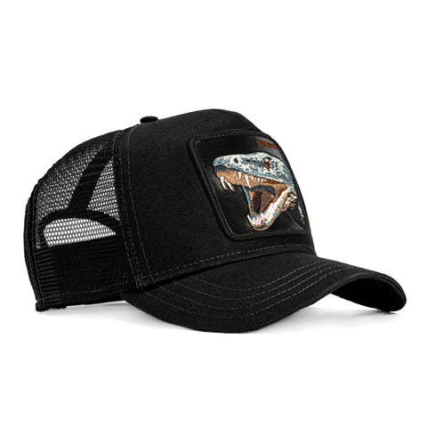 Goorin Bros The Vicious Snake Adjustable Trucker Snapback Hat - Black