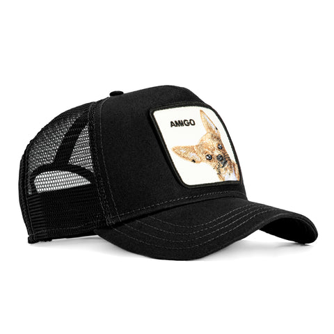 Goorin Bros The Amigo Adjustable Trucker Snapback Hat - Black