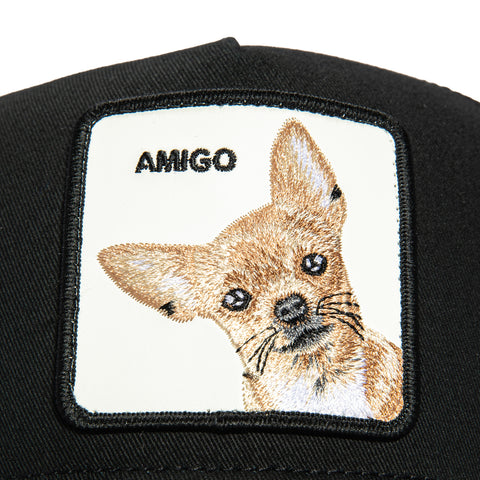 Goorin Bros The Amigo Adjustable Trucker Snapback Hat - Black