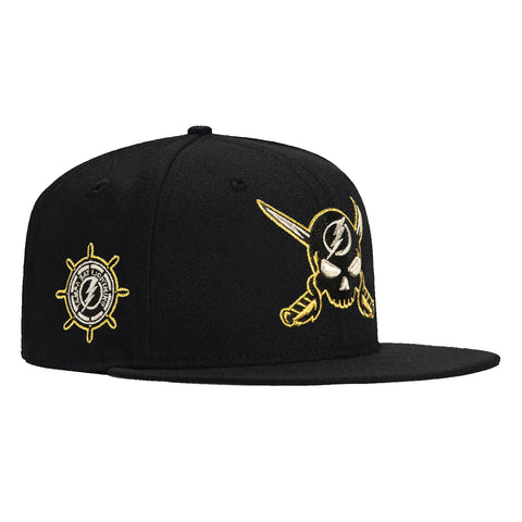 New Era 59Fifty Tampa Bay Lightning 30th Anniversary Patch Gasparilla Hat - Black