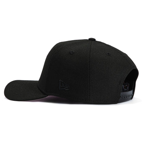 New Era 9Forty A-Frame New York Yankees 1949 World Series Patch Flag Snapback Hat - Black, Purple