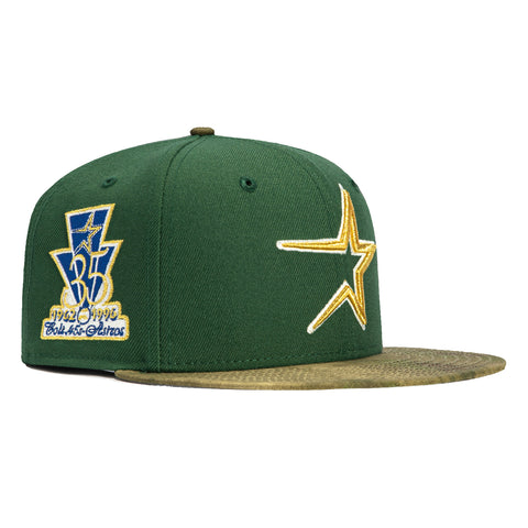 New Era 59Fifty Water Color Camo Houston Astros 35th Anniversary Patch Hat - Green, Camo