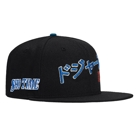 New Era 59Fifty Los Angeles Dodgers Shotime Patch Kanji Script Hat - Black