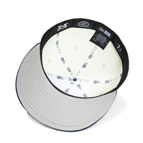 New Era 59Fifty White Dome New York Islanders Hat - White, Light Navy