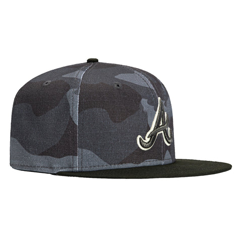 New Era 59Fifty Camo Vize Atlanta Braves Glow in the Dark Hat - Camo, Black