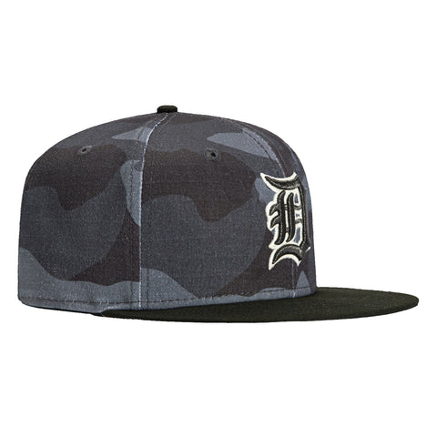 New Era 59Fifty Camo Vize Detroit Tigers Glow in the Dark Hat - Camo, Black