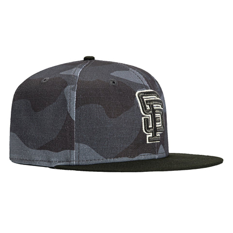 New Era 59Fifty Camo Vize San Francisco Giants Glow in the Dark Hat - Camo, Black