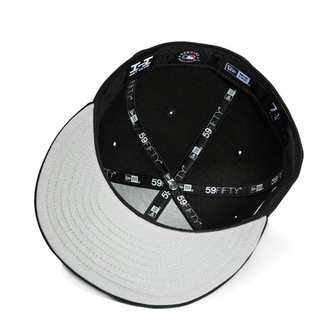 New Era 59Fifty Los Angeles Dodgers Korea Flag Patch Hat - Black, White