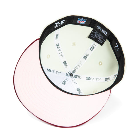 New Era 59Fifty Washington Commanders Hat - White, Cardinal