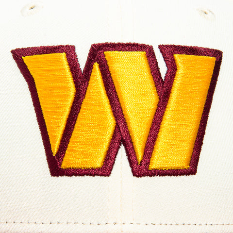 New Era 59Fifty Washington Commanders Hat - White, Cardinal