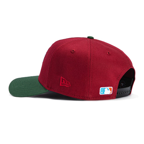 New Era 9Forty A-Frame Atlanta Braves 2025 All Star Game Patch Alternate Snapback Hat - Brick, Green