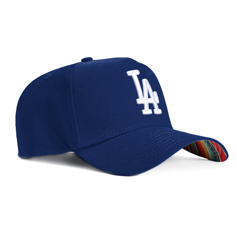 New Era 9Forty A-Frame Los Angeles Dodgers Snapback Serape UV Hat - Royal
