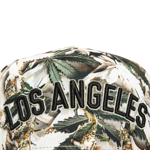 Field Grade Los Angeles Hat Club Logo Patch Snapback Hat - Realtree, Black