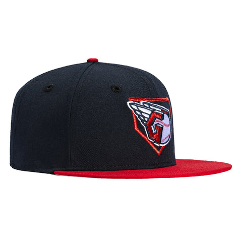 New Era 59Fifty Cleveland Guardians Diamond Hat - Navy, Red