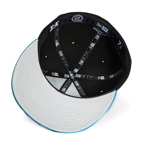 New Era 59Fifty San Jose Sharks Tiburones Hat - Black, Teal