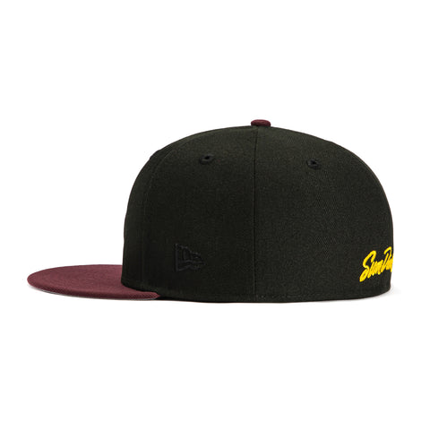 New Era 59Fifty Arizona State Sun Devils Sparky Flame Hat - Black, Maroon