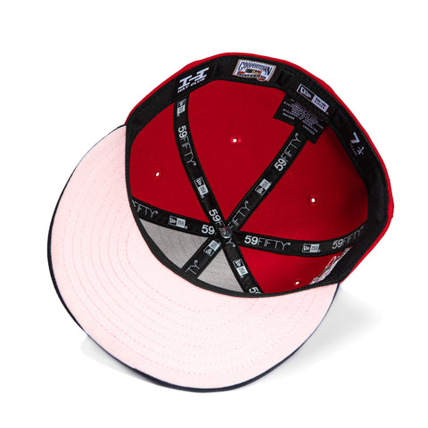 New Era 59Fifty Boston Red Sox 1999 All Star Game Patch Script Hat - Red, Navy