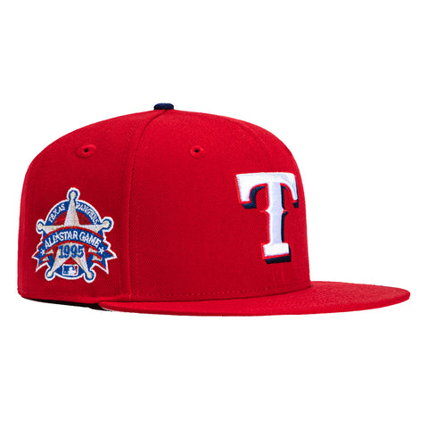 New Era 59Fifty Texas Rangers 1995 All Star Game Patch Hat - Red