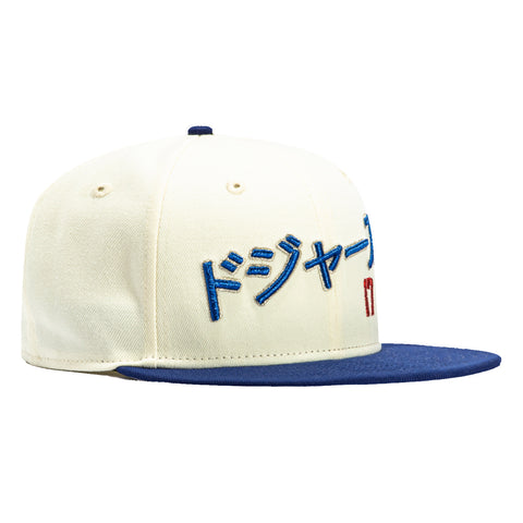 New Era 59Fifty Los Angeles Dodgers Ohtani Kanji Script Hat - White, Royal