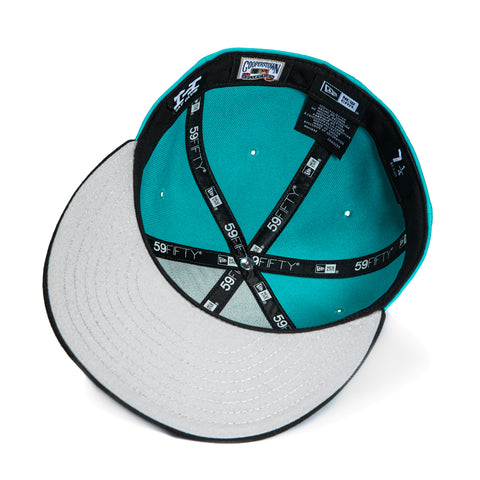 New Era 59Fifty Arizona Diamondbacks 2001 World Series Logo Hat - Teal, Black
