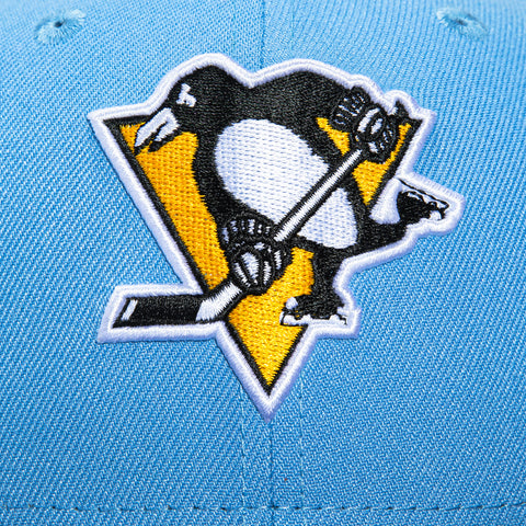 New Era 59Fifty Pittsburgh Penguins Hat - Light Blue, Light Navy