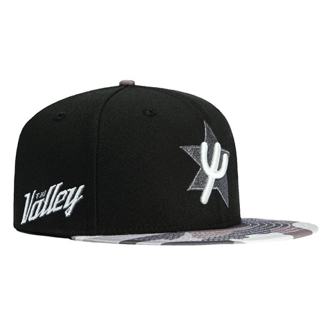 New Era 59Fifty Surveillance Pack Phoenix Suns The Valley Patch 2025 City Edition Hat - Black, Camo