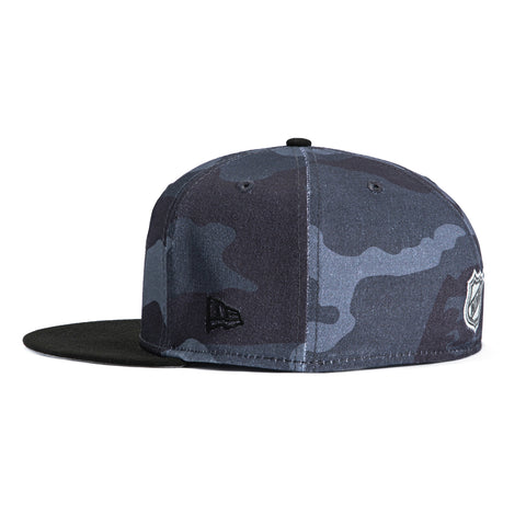 New Era 59Fifty Camo Vize Chicago Blackhawks Glow in the Dark Hat - Camo, Black