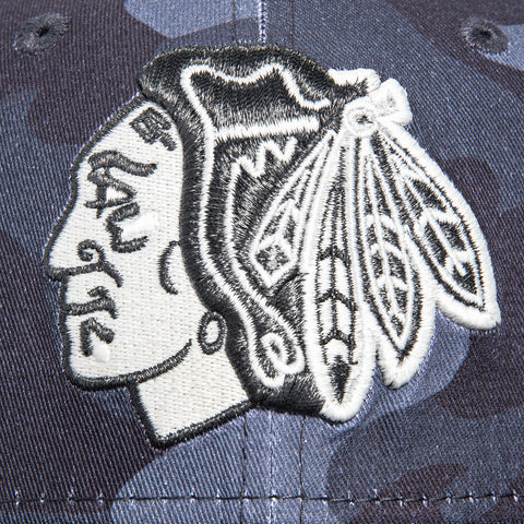 New Era 59Fifty Camo Vize Chicago Blackhawks Glow in the Dark Hat - Camo, Black