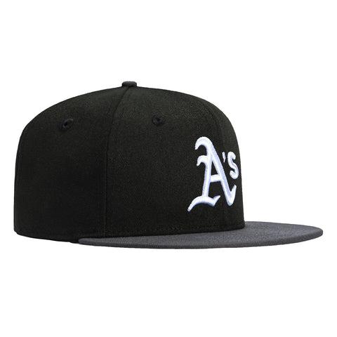 New Era 59Fifty Oakland Athletics Hat - Black, Graphite