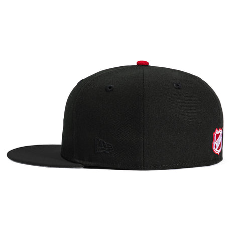 New Era 59Fifty Detroit Red Wings Hat - Black